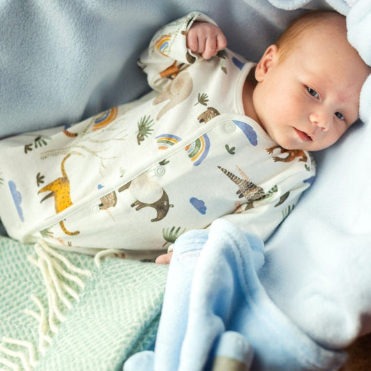 Babydekentje Ocean - 68x73 - Nieuw Wol - Tweedmill UK by MoodCompanyNL