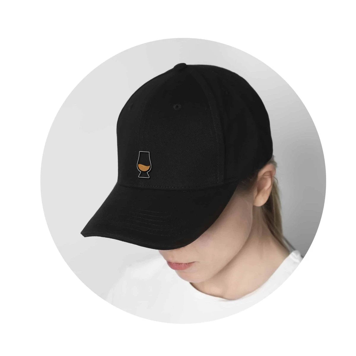 Baseball Cap Zwart - one size - Glencairn Crystal Scotland by MoodCompanyNL