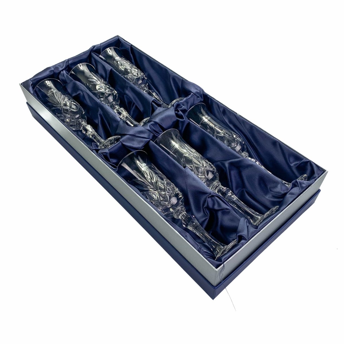 MoodCompanyNL - Champagneglazen Skye 6 stuks - Geschenkverpakking - Loodkristal - Glencairn Crystal Scotland - 5060025555409