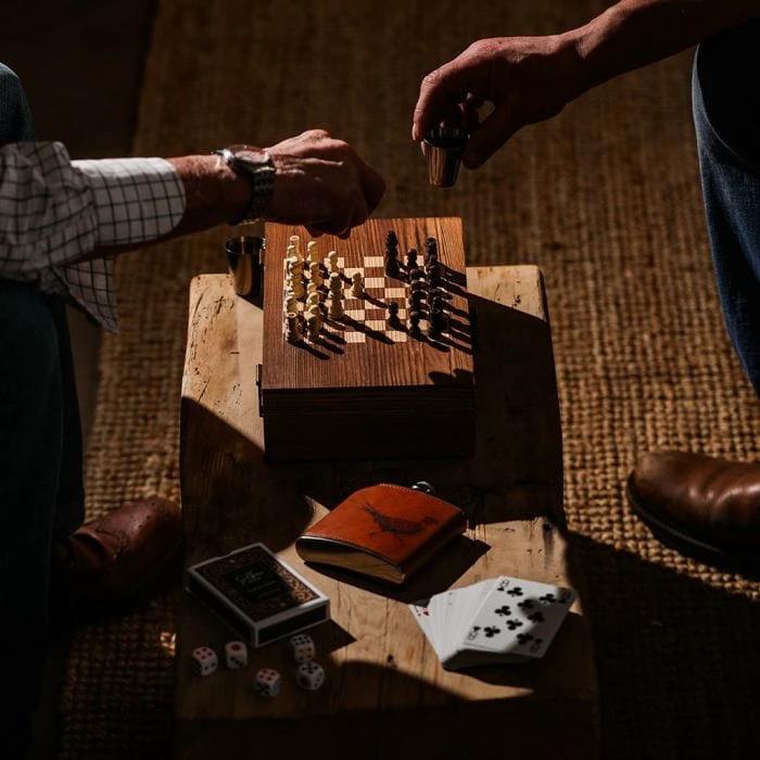 Game Set met Heupfles Fazant - Top Cadeau - Selbrae House Scotland by MoodCompanyNL