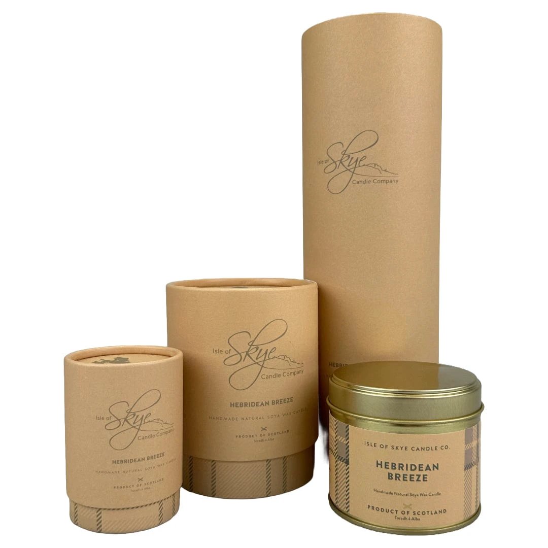 Geurkaars Scottish Hebridean Breeze Blikje - 45 uur - Sojawas - Isle of Skye Candle by MoodCompanyNL