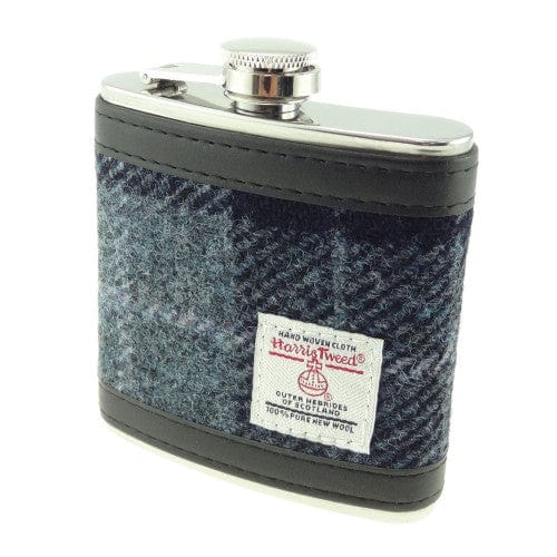 MoodCompanyNL - Heupfles Grijs Zwart - Harris Tweed - Glen Appin of Scotland - 5060631374692