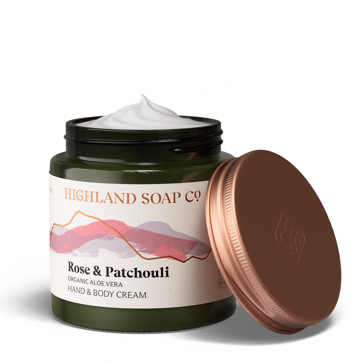 Rose & Patchouli Hand- & Bodycrème 120ml - nieuwe verpakking