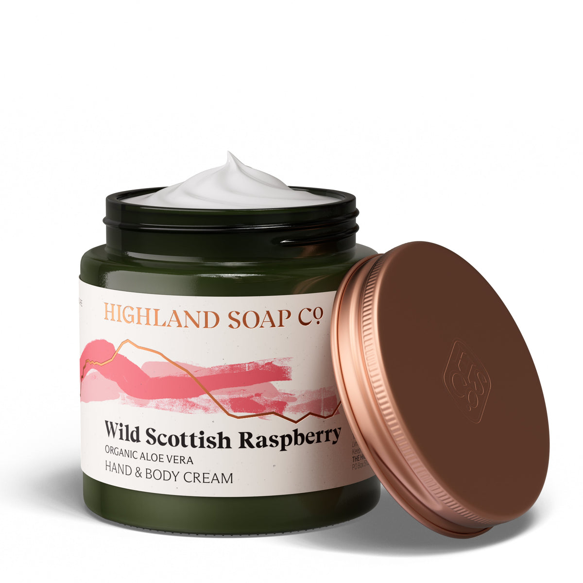 Wild Scottish Raspberry Hand & Bodycrème 120ml - nieuwe verpakking