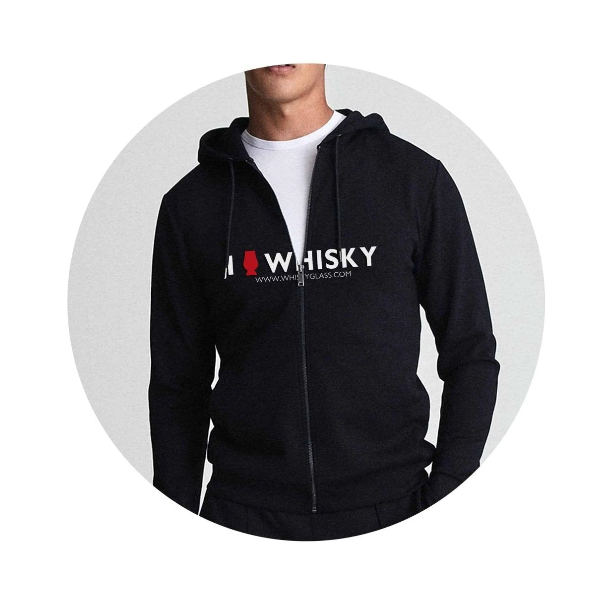 Hoodie Vest I WHISKY Large - Glencairn Crystal Scotland by MoodCompanyNL
