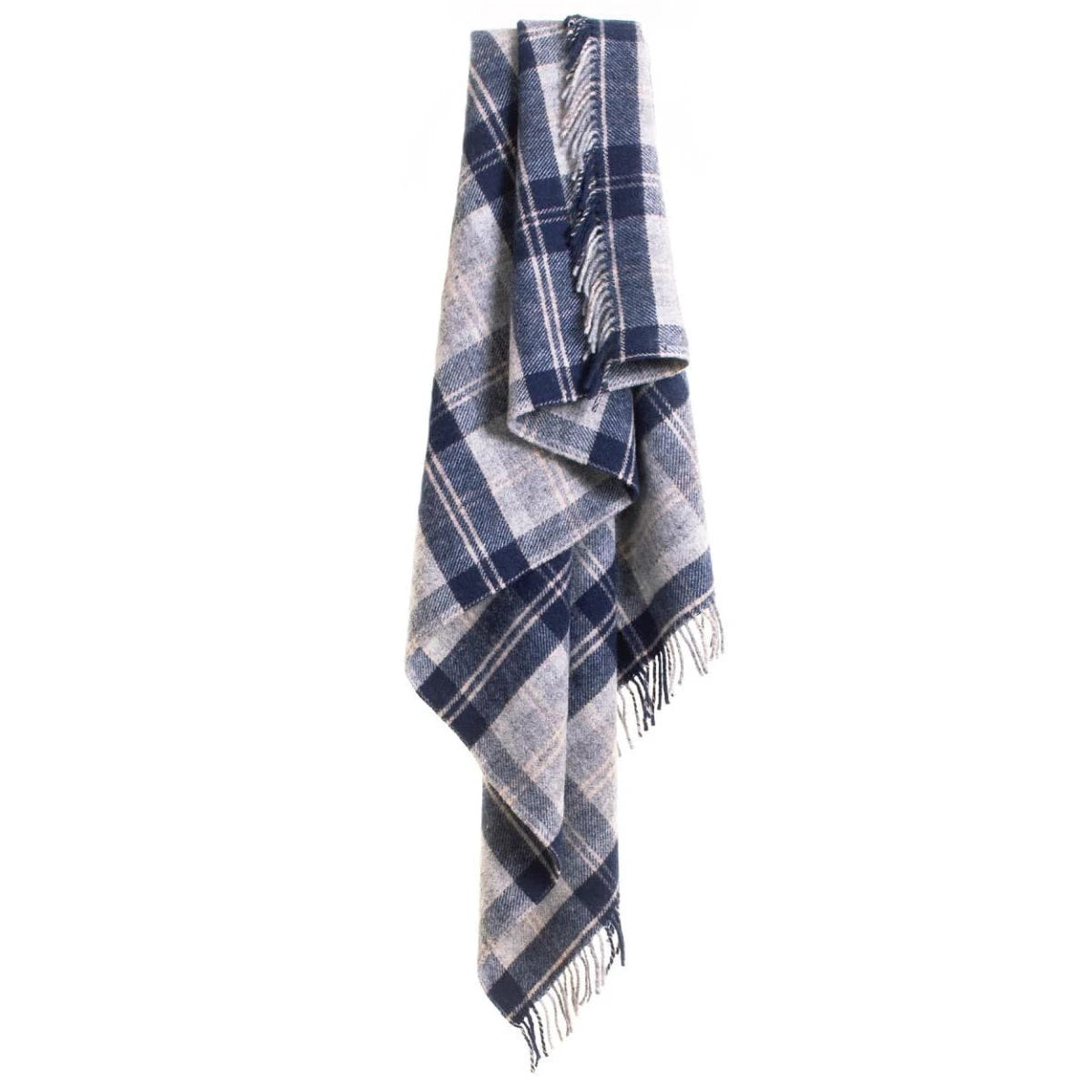 Plaid Tartan Navy Bannockbane - 150x183 - Nieuw Wol - Tweedmill UK by MoodCompanyNL