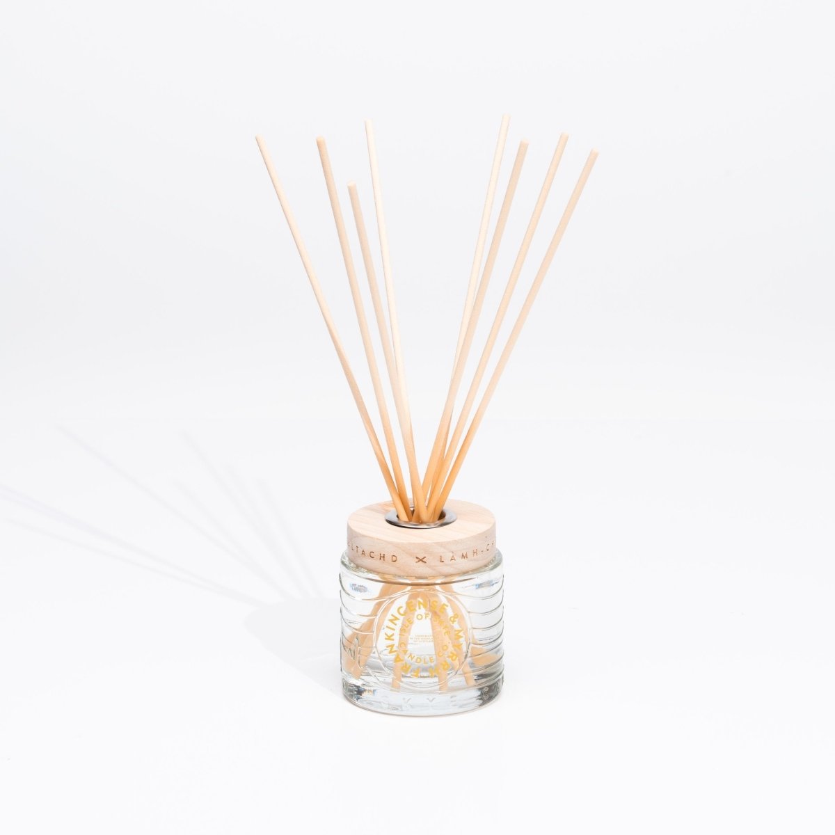 Mood Company - Reed Diffuser Frankincense & Myrrh - Handgemaakt - 10 weken - Isle of Skye Candle Company -