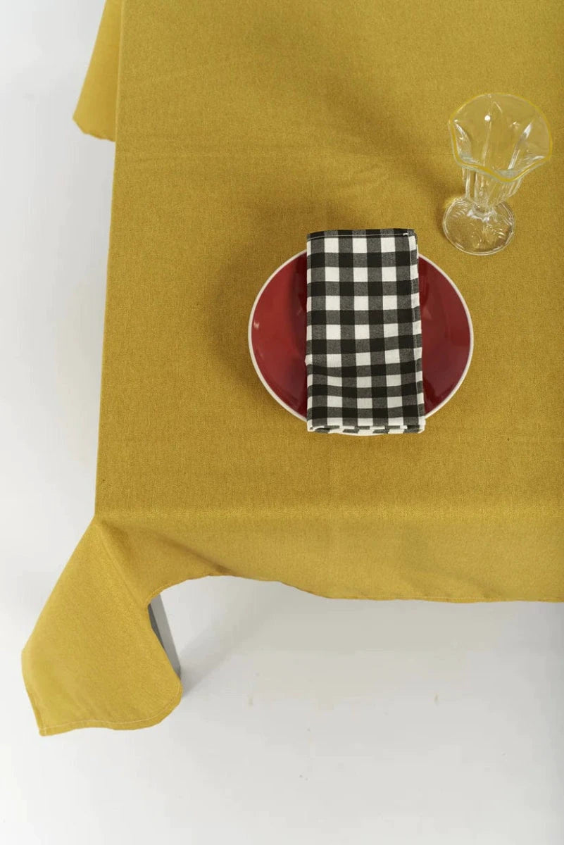 Servetten Mosterd Geel (English Mustard) - 40x40 - 2 stuks! - Katoen - Mood Company by MoodCompanyNL