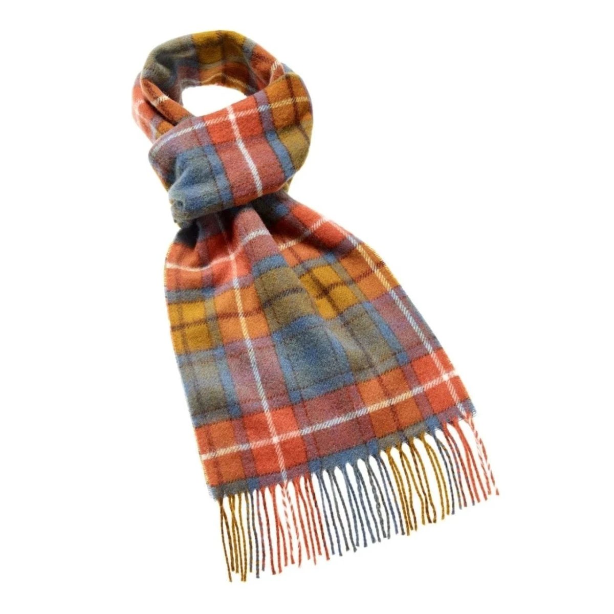 Sjaal Tartan Antique Buchanan - Meriono Lamswol - 25 x 190 - Bronte by Moon Scotland by MoodCompanyNL