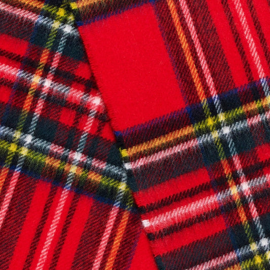 Mood Company - Sjaal Tartan Royal Stewart - Merino Lamswol - 25 x 190 - Bronte by Moon - 6095642585590