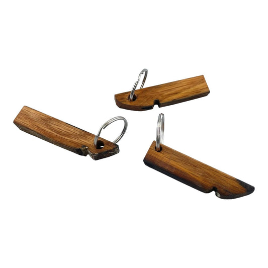 Sleutelhanger van oude whiskyvaten - Handgemaakt - Darach Scotland by MoodCompanyNL