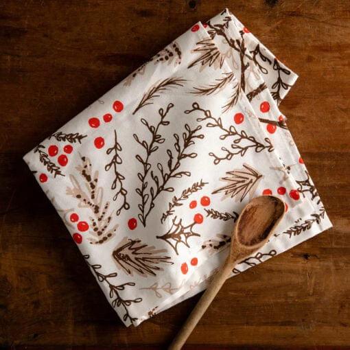 Theedoek Roodborstje - Cherith Harrison UK by MoodCompanyNL