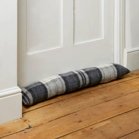 Tochtstopper Cottage Grijze Ruit – Tweedmill – 16x80 cm by MoodCompanyNL