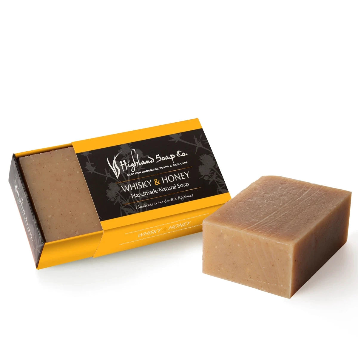 Whisky & Honey – Warm & Zoet - Ambachtelijke Zeep 190g by MoodCompanyNL