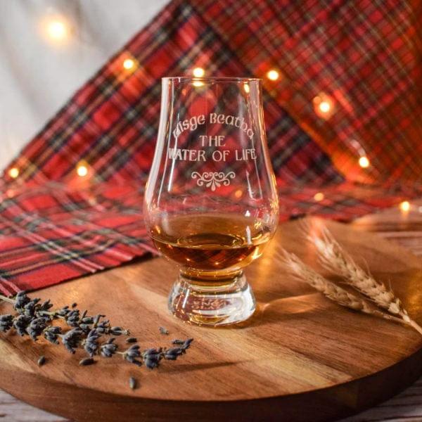 Whiskyglas Gegraveerd met Water of Life - Glencairn Crystal Scotland by MoodCompanyNL