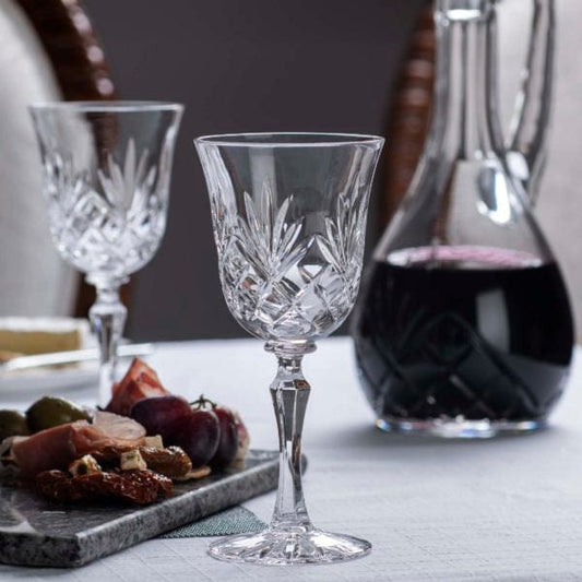 MoodCompanyNL - Wijnglazen Skye 6 stuks - Geschenkverpakking - Loodkristal - Glencairn Crystal Scotland - 5060025555379