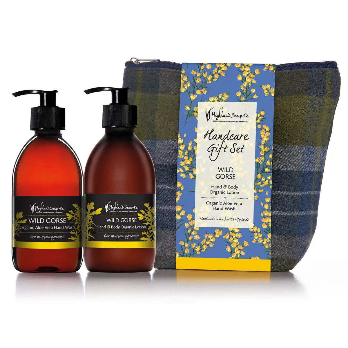 MoodCompanyNL - Wild Gorse – Zwoel & Zoet - Cadeauset Handverzorging – Handzeep, Lotion & Tas - 5060614510833