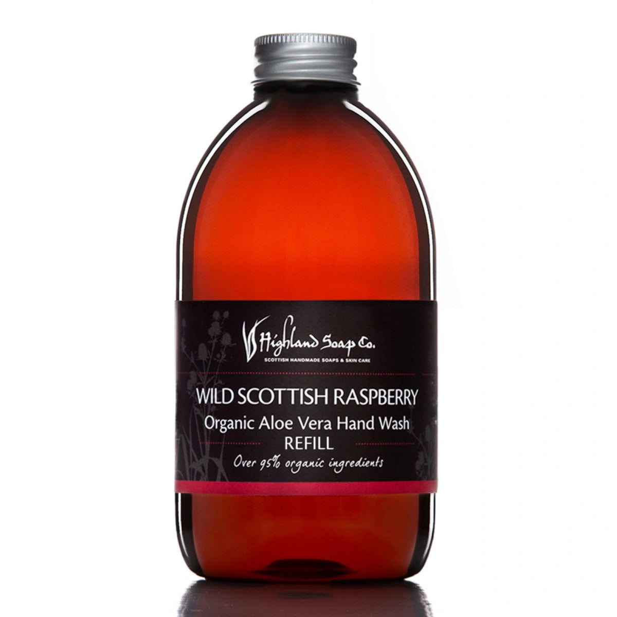 Wild Scottish Raspberry – Fruitig & Zoet - Navulverpakking Handzeep Glas 1 Liter by MoodCompanyNL