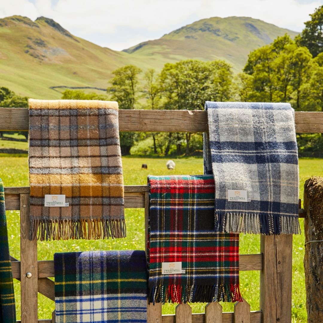 Des plaids tartan pour un intérieur vintage