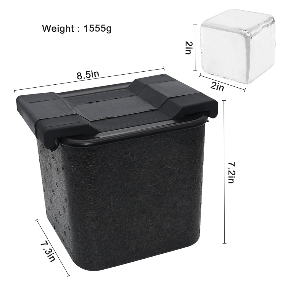 Professionele Crystal Clear IJsblokjesvorm - 4 Heldere IJsblokjes 4,5 x 4,5 cm voor Whisky & Cocktails - Mood4Whisky