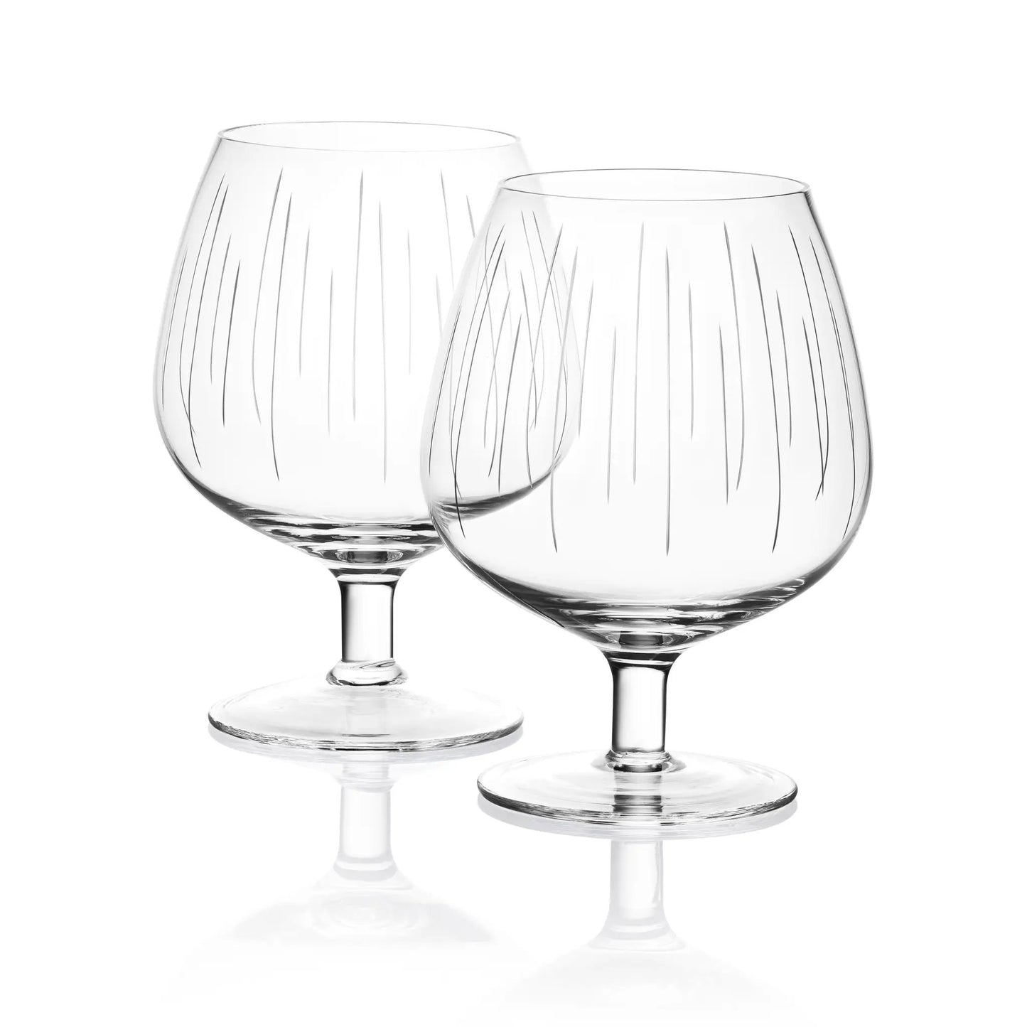 Cognacglas CG300 - Set van 2 stuks - 300 ml – handgemaakt – Amber Glass by Mood Company