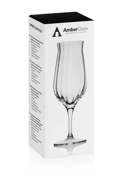 Whiskyglas G120 – 150 ml – handgemaakt – Amber Glass by Mood Company