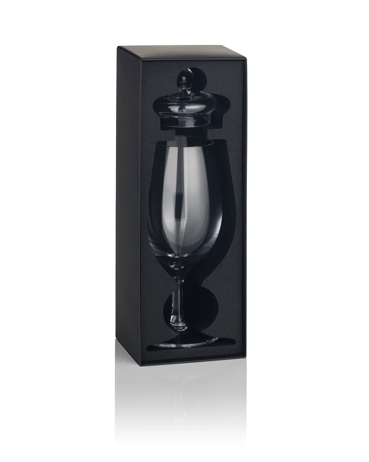 Whiskyglas G200 met deksel – 130 ml – handgemaakt – Amber Glass by Mood Company
