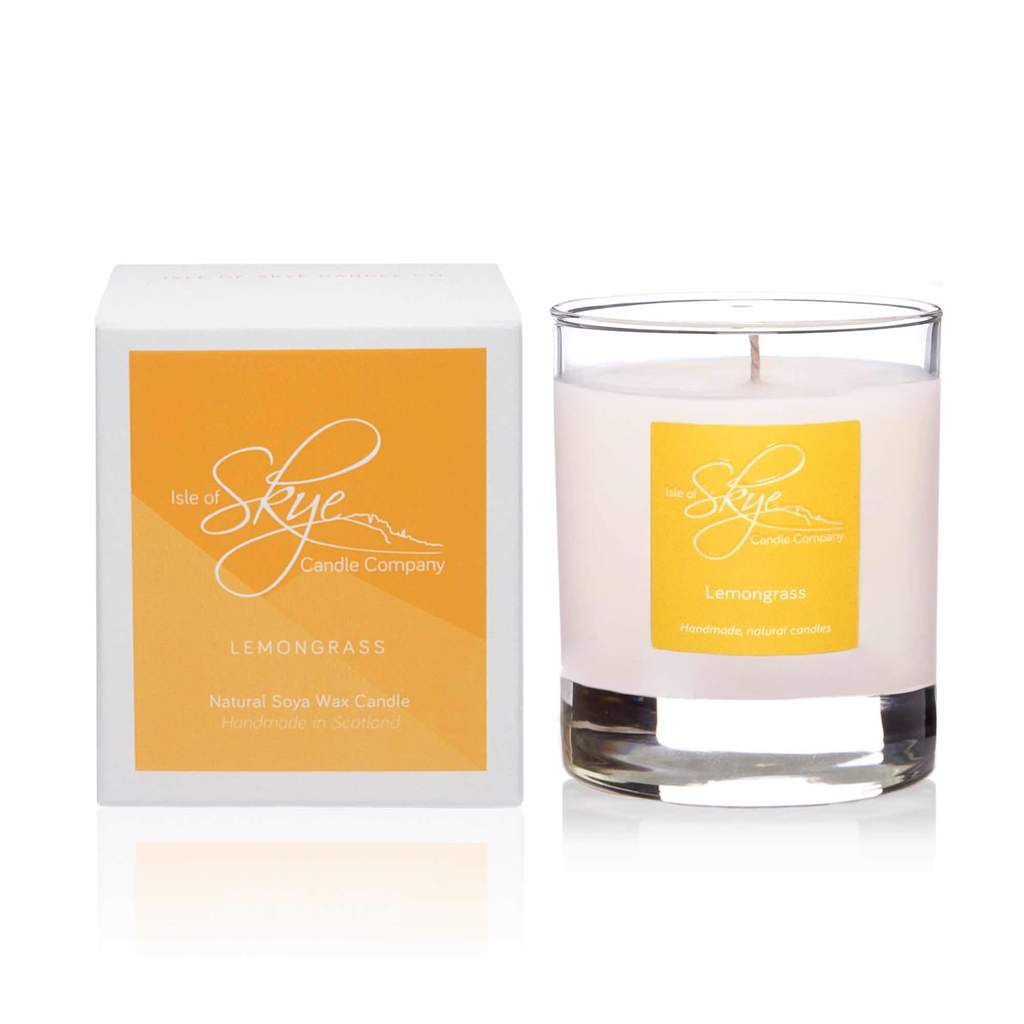 Sojawaskaars Citroengras - Small - Handgemaakt - 30 uur - Isle of Skye Candle Company