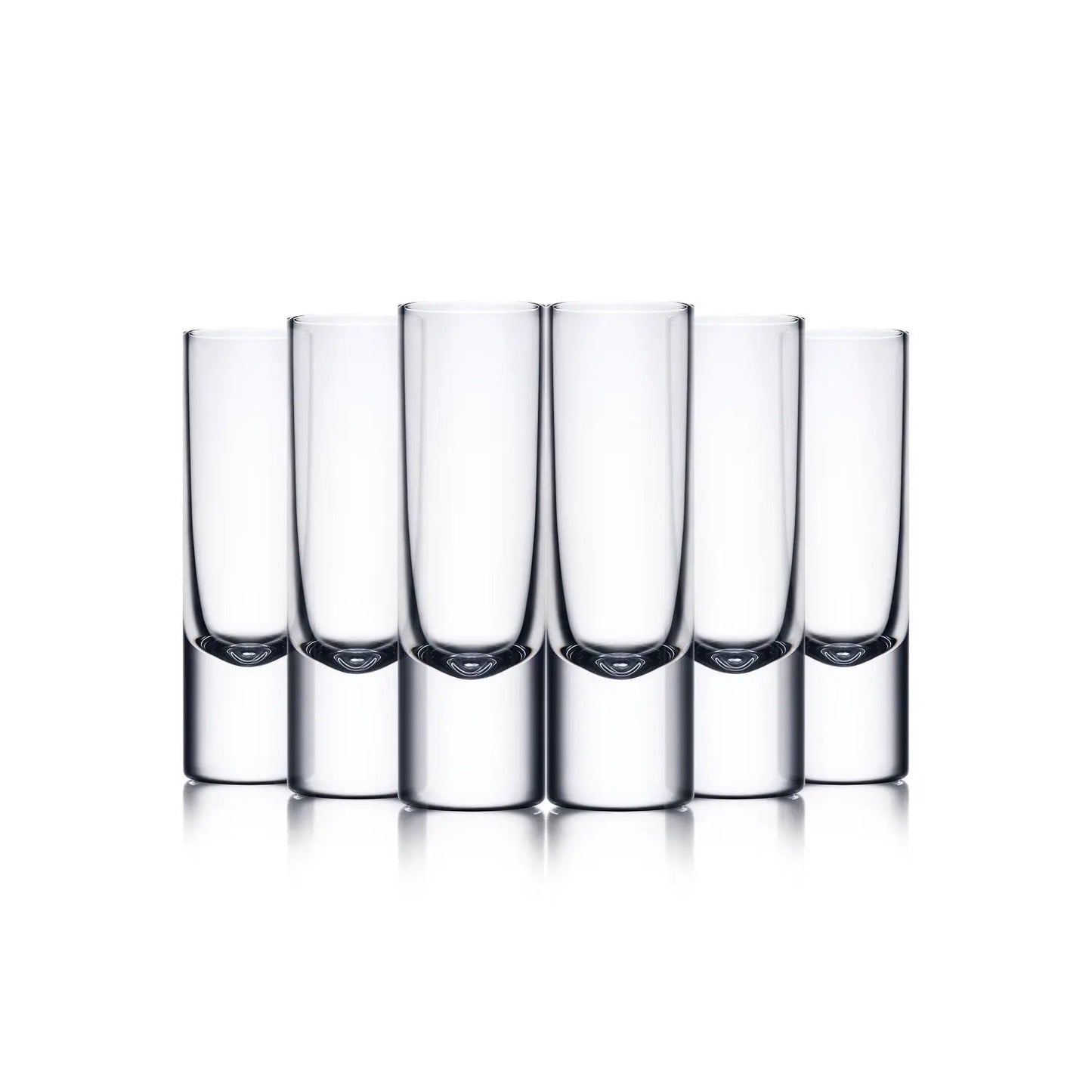 Vodka & Whisky Tasting Glas V100 - 6 stuks - 40 ml – handgemaakt – Amber Glass by Mood Company