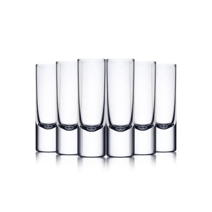 Vodka & Whisky Tasting Glas V100 - 6 stuks - 40 ml – handgemaakt – Amber Glass by Mood Company
