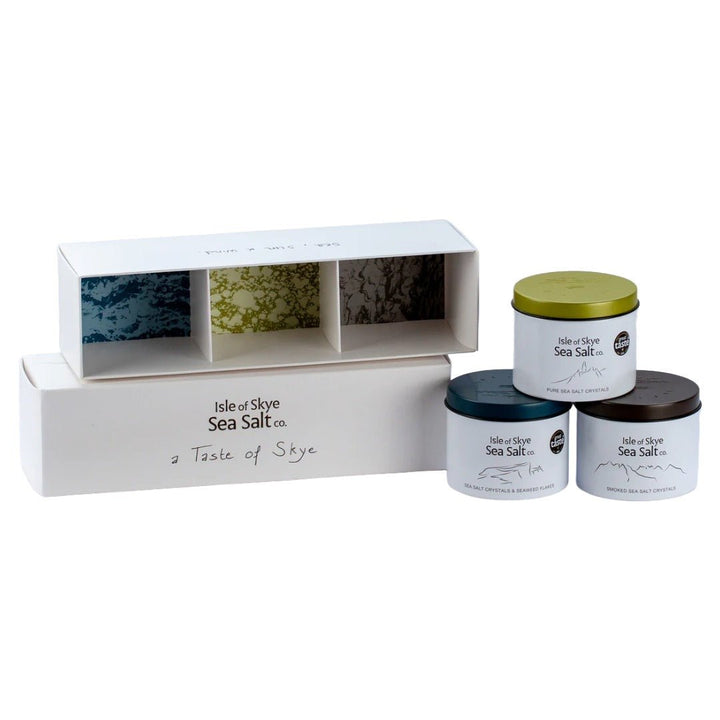 MoodCompanyNL - A Taste of Skye – Luxe Cadeauset met 3 x 120g Schots Zeezout - 5060370000128