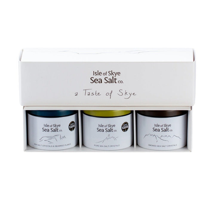 MoodCompanyNL - A Taste of Skye – Luxe Cadeauset met 3 x 120g Schots Zeezout - 5060370000128