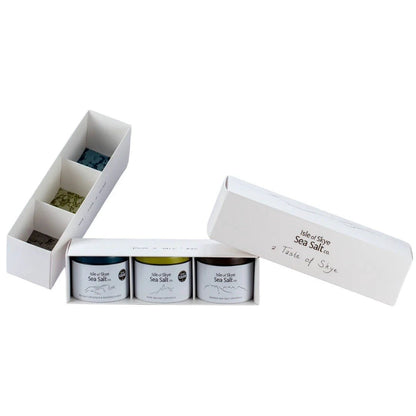A Taste of Skye – Luxe Cadeauset met 3 x 120g Schots Zeezout by MoodCompanyNL