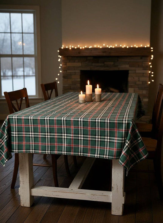 Nappe Tartan Castle Vert - Coton/Polyester - Bamar