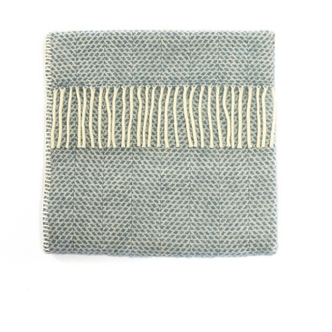 MoodCompanyNL - Babydekentje Blauw - 68x73 - Nieuw Wol - Tweedmill UK - 5060567824230