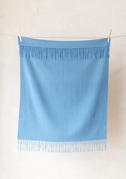 MoodCompanyNL - Babydekentje Blauw - 75x110 - Lamswol - TBCo Scotland - 5055603551133