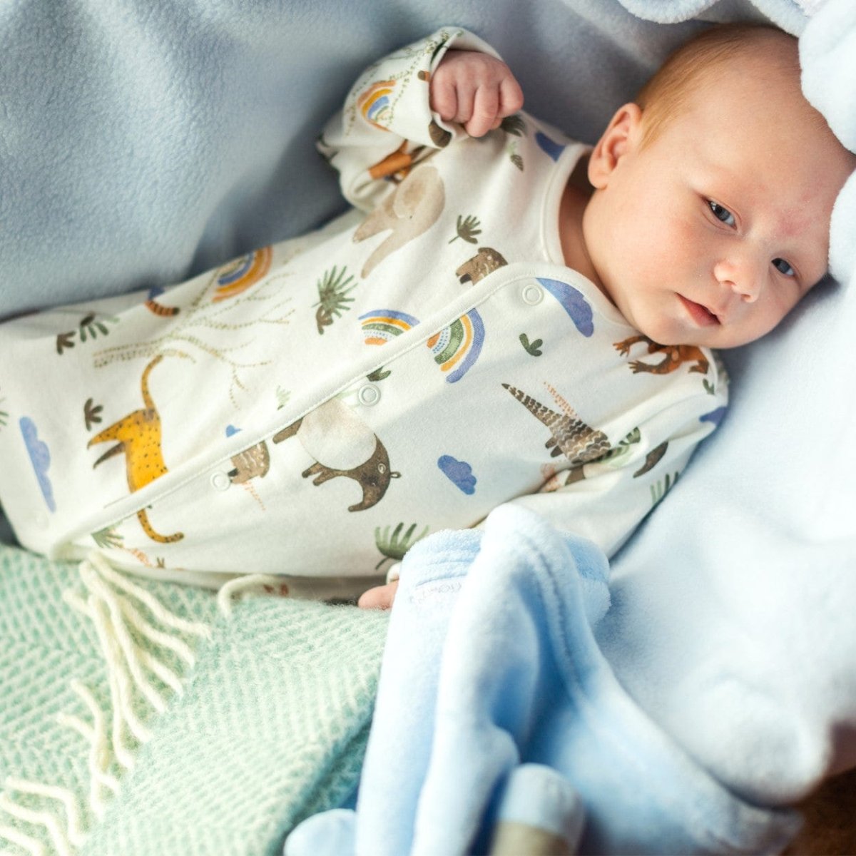 MoodCompanyNL - Babydekentje Ocean - 68x73 - Nieuw Wol - Tweedmill UK - 5060674575148