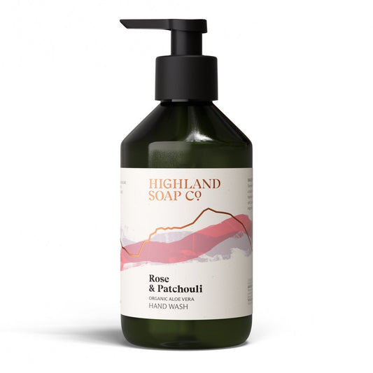 Mood Company - Biologische Handzeep 300ml - Rose & Patchouli - Highland Soap Company - 