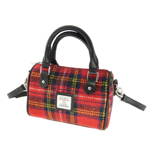 MoodCompanyNL - Bowlingtas mini Kilbride Tartan Royal Stewart - 17x 20x11 - Harris Tweed - Glen Appin of Scotland - 5060959028222