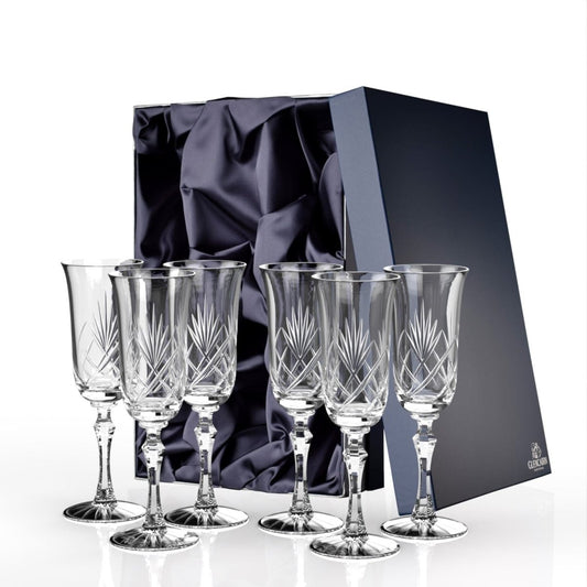 MoodCompanyNL - Champagneglazen Skye 6 stuks - Geschenkverpakking - Loodkristal - Glencairn Crystal Scotland - 5060025555409