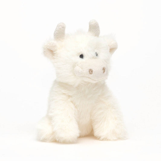 Highland Cow Soft Toy Mini Cream - 13 cm - Soft Plush - Jomanda
