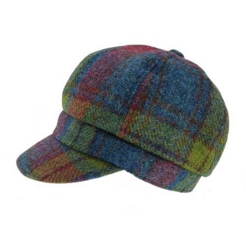 MoodCompanyNL - Dames Cap Multi Colour - one size - Harris Tweed - Glen Appin of Scotland - 5060631374753