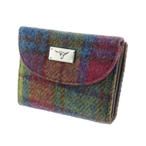 MoodCompanyNL - Dames Portemonnee Jura Multi Color - Harris Tweed - Glen Appin of Scotland - 5060631376252