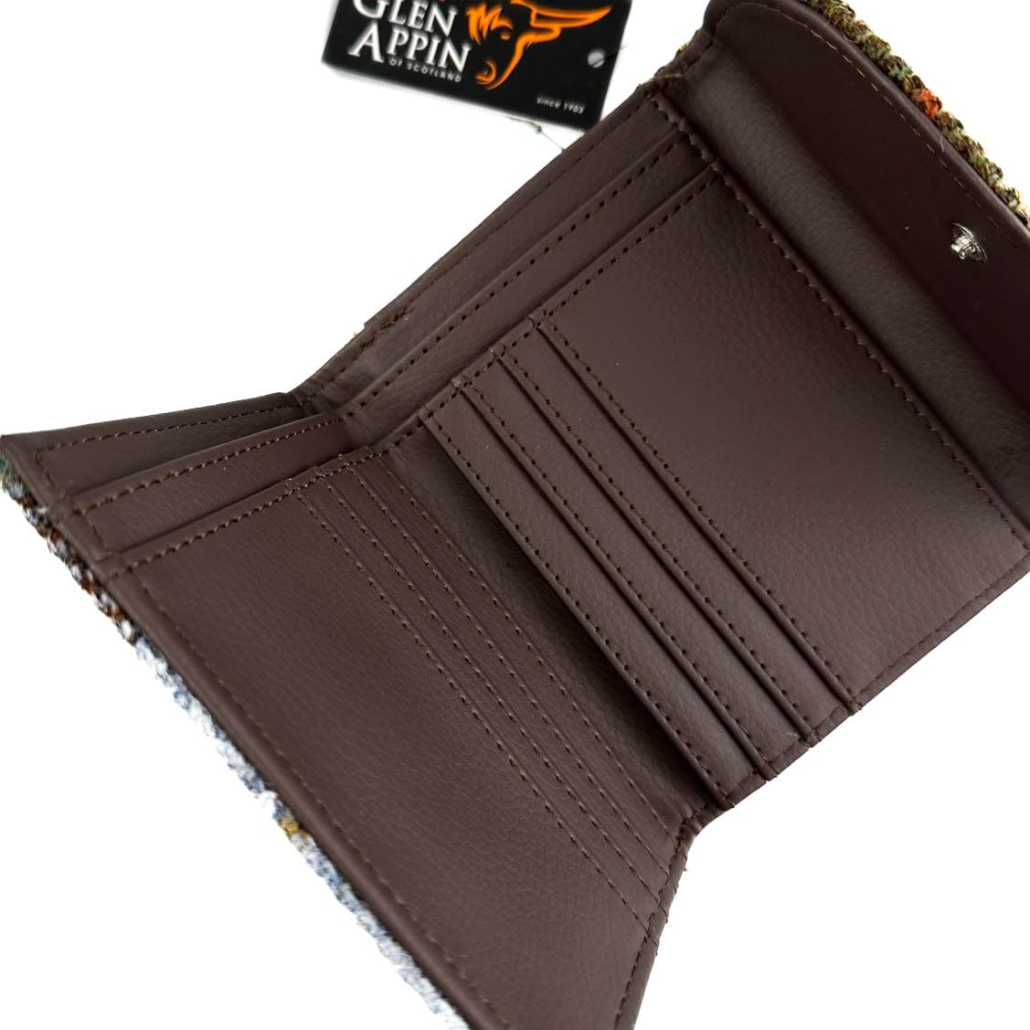 MoodCompanyNL - Dames Portemonnee Jura Multi Color - Harris Tweed - Glen Appin of Scotland - 5060631376252