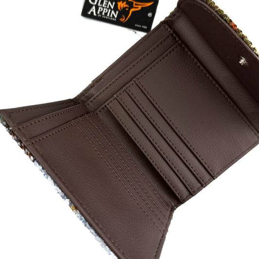 MoodCompanyNL - Dames Portemonnee Jura Multi Color - Harris Tweed - Glen Appin of Scotland - 5060631376252