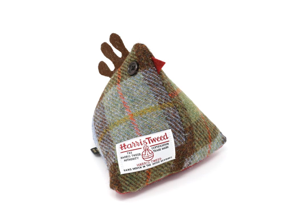MoodCompanyNL - Deurstopper Kip Macleod - Harris Tweed - Handgemaakt - Caroline Wolfe Murray Scotland - 6095652353370