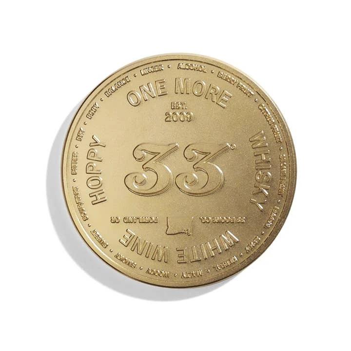 Drinking Decision Coin - Cadeau voor mannen - 33 Books USA by Mood4whisky