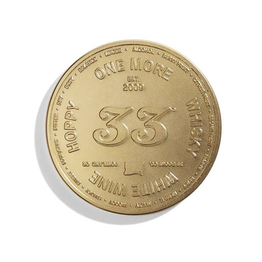 MoodCompanyNL - Drinking Decision Coin - Cadeau voor mannen - 33 Books USA - 689466846355