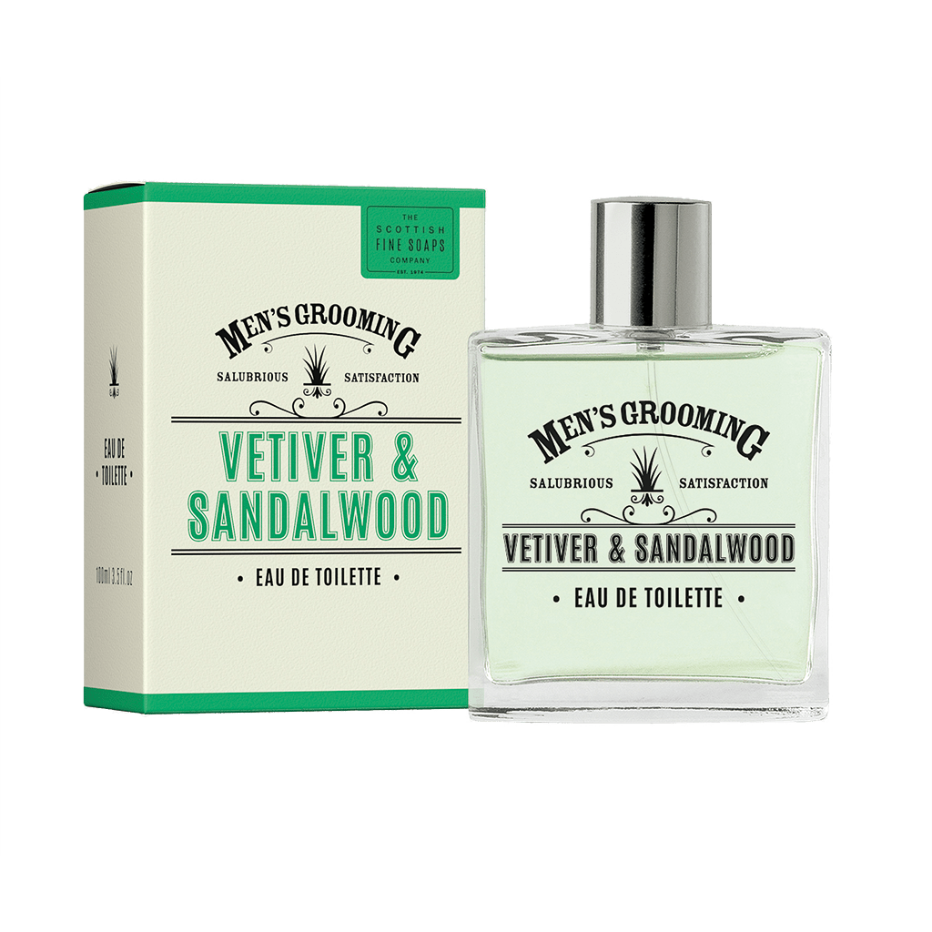 MoodCompanyNL - Eau de Toilette Vetiver & Sandalwood - 100ml - Scottish Fine Soaps - 5016365032001
