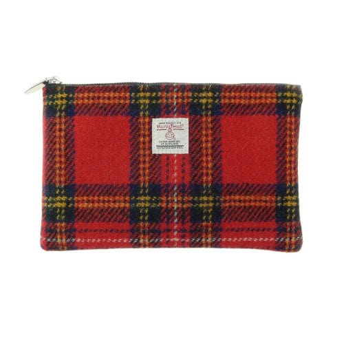 MoodCompanyNL - Etui Berneray Royal Stewart Tartan - 22 x 14 - Harris Tweed - Glen Appin of Scotland - 5060959027829